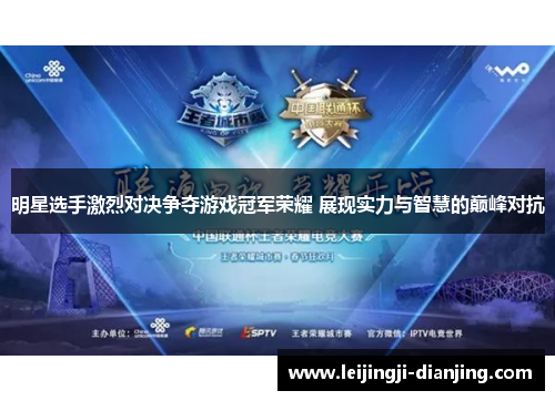 明星选手激烈对决争夺游戏冠军荣耀 展现实力与智慧的巅峰对抗
